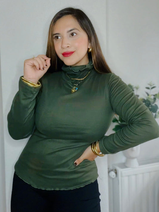 Jersey de punto Cuello vuelo