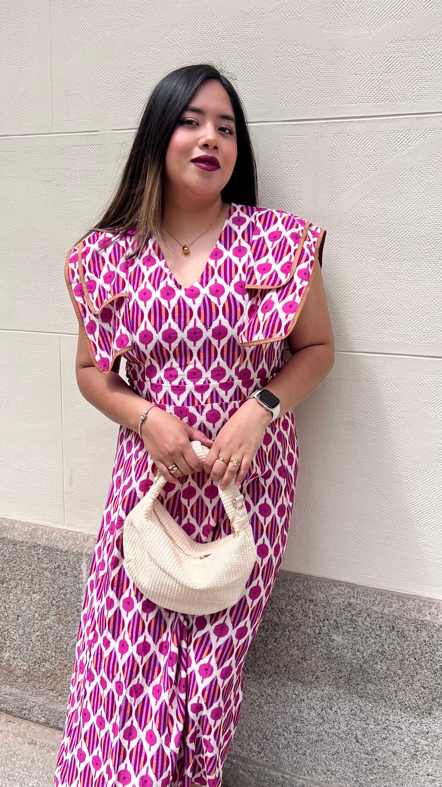 El Vestido Ethnic fucsia