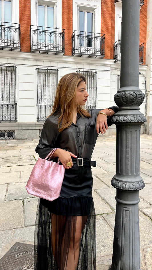 Camisa Gris Manga Larga