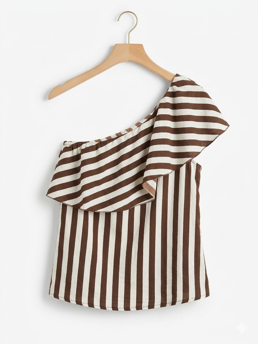 Blusa tulum asimétrica