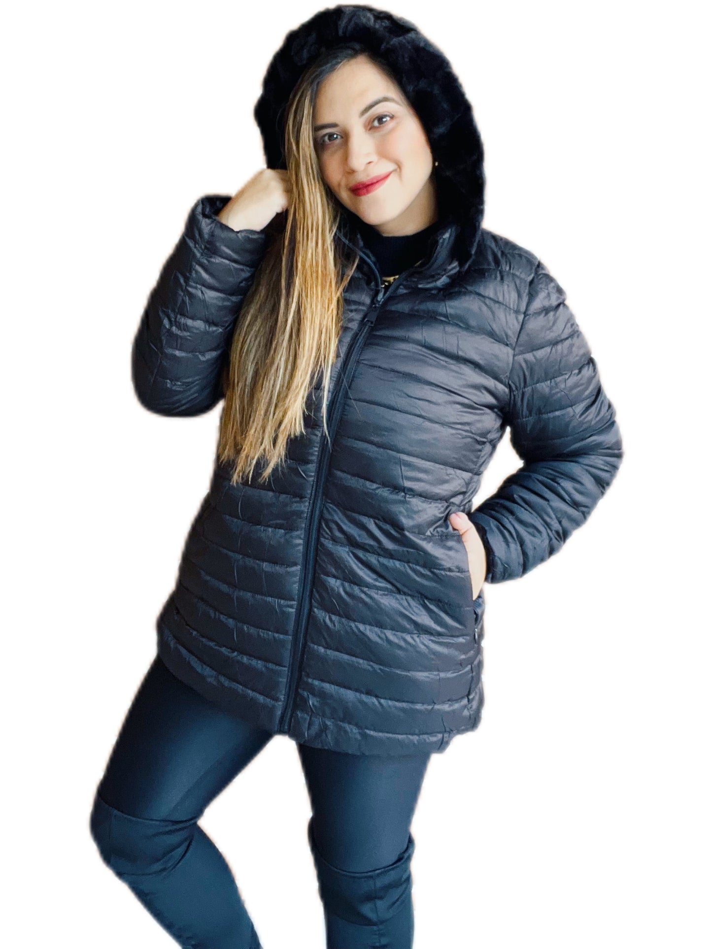 Chaqueta reversible de invierno