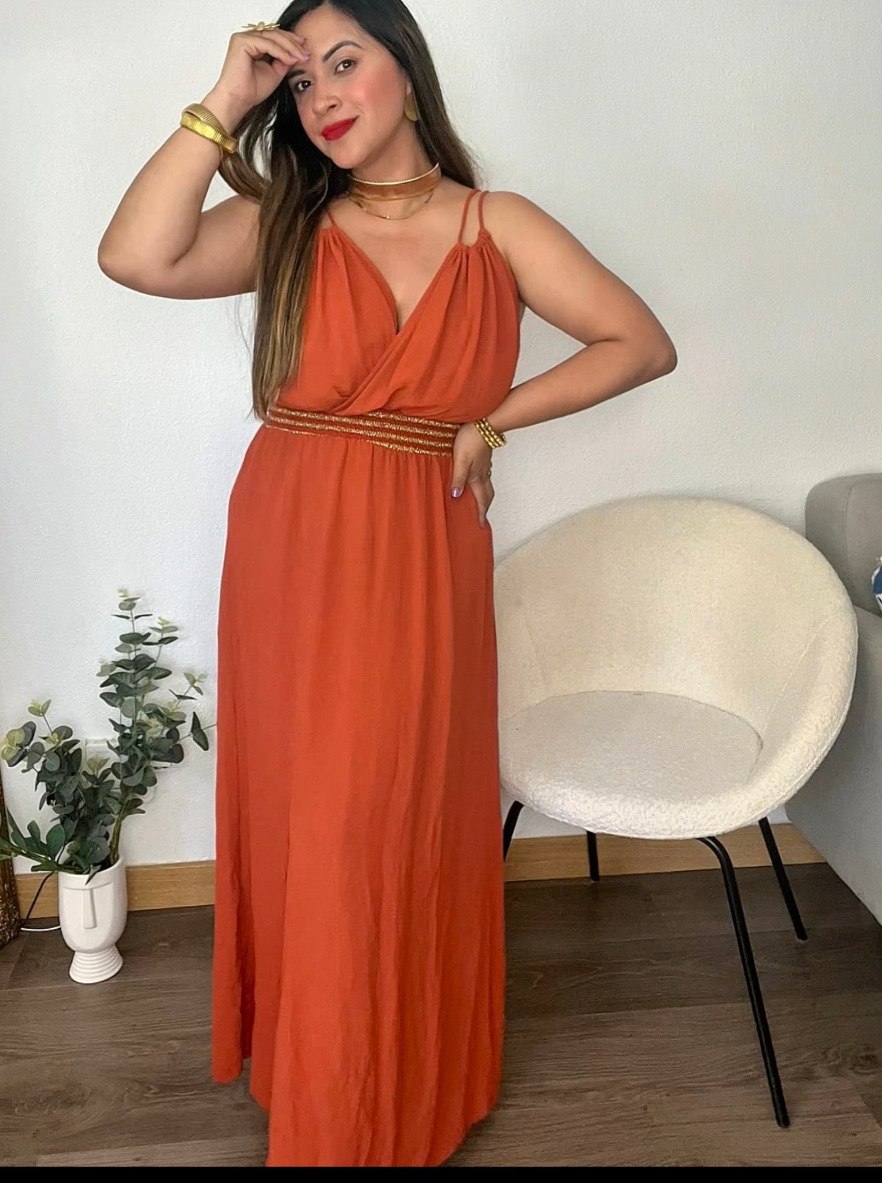 Vestido Lara Teja