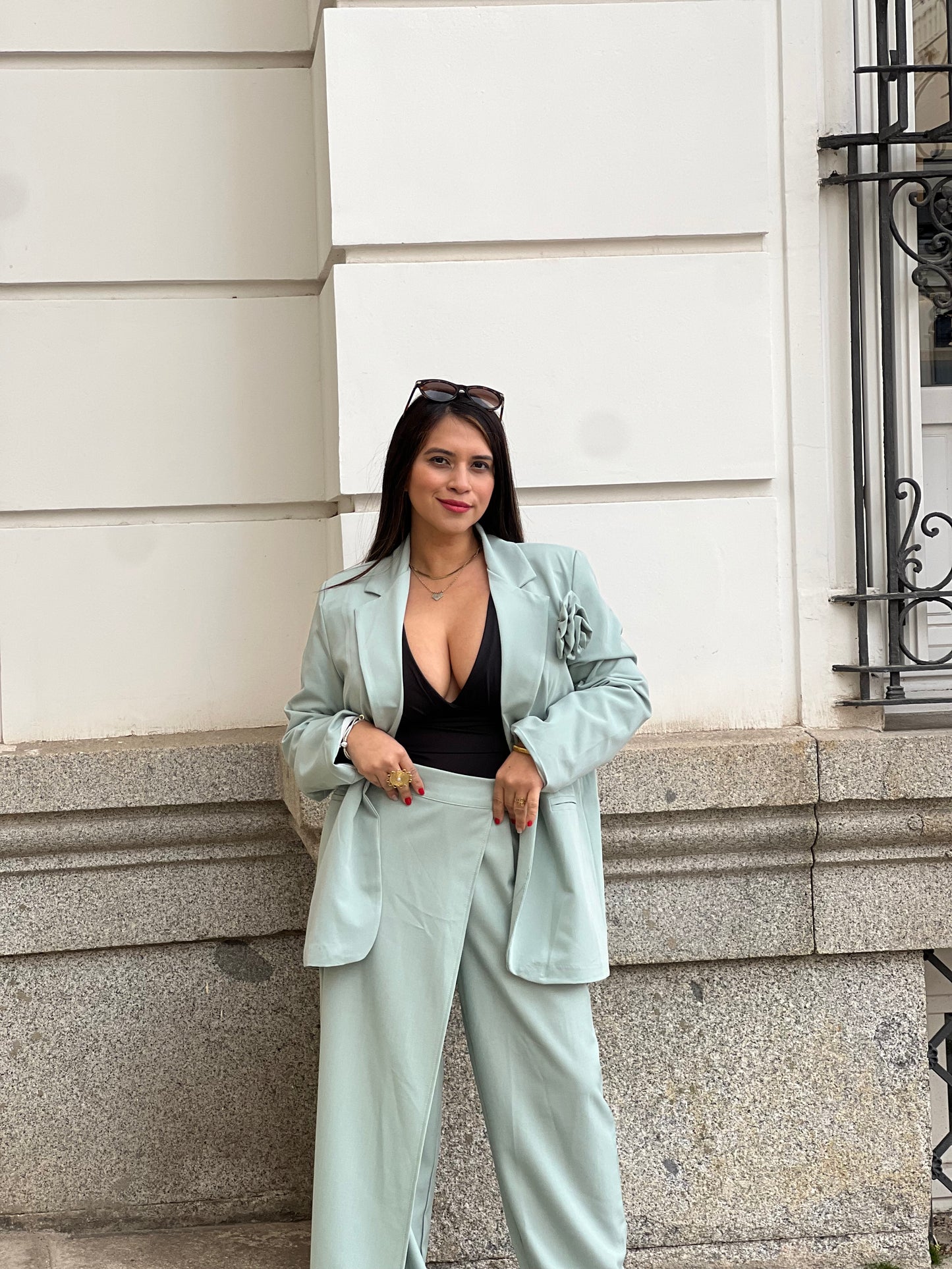 Pantalón verde agua Marina