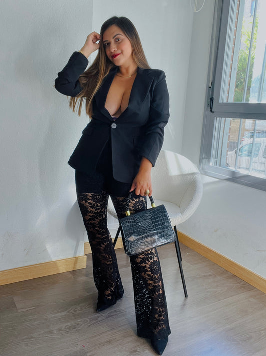 Blazer básico Negro