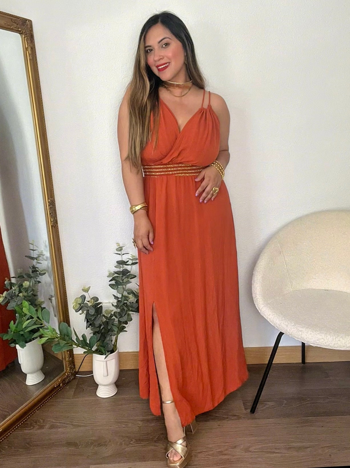 Vestido Lara Teja