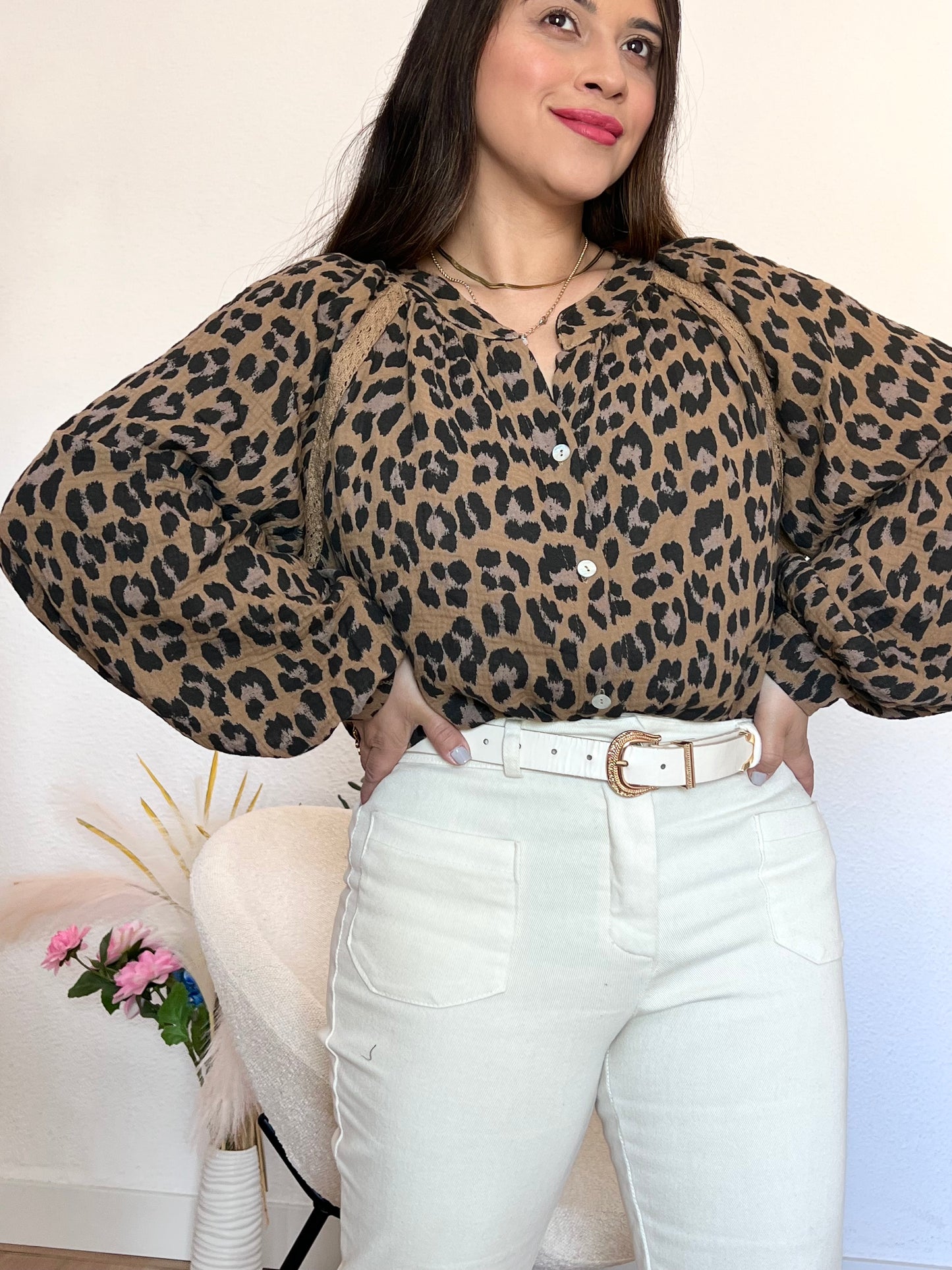 Camisa Animal Print