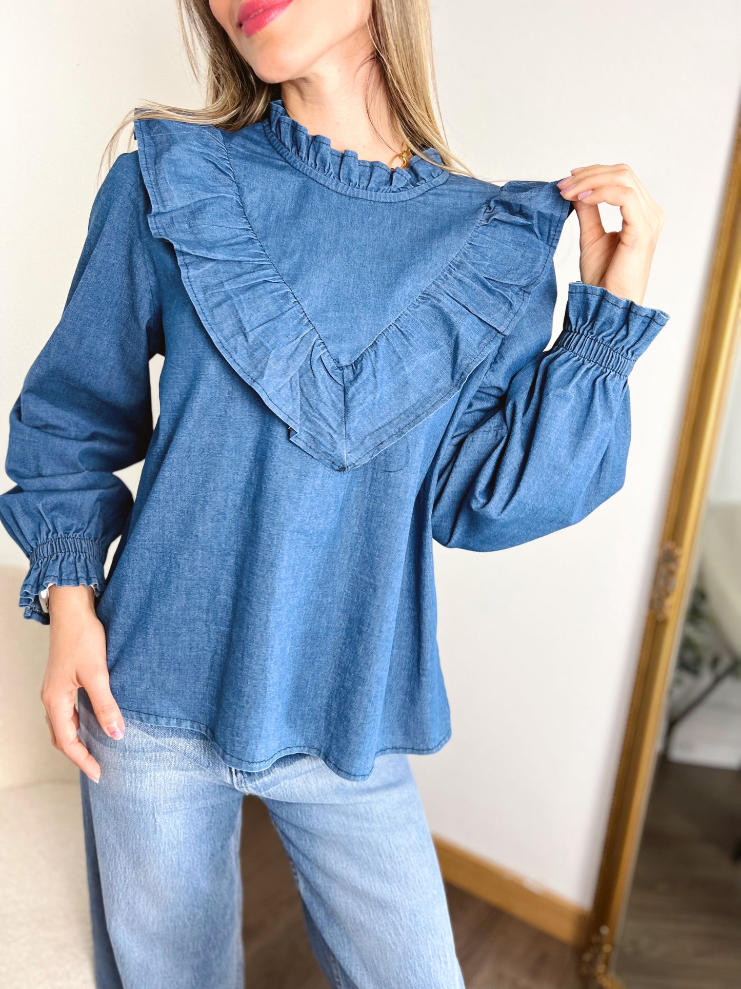 Blusa Denim Sofia