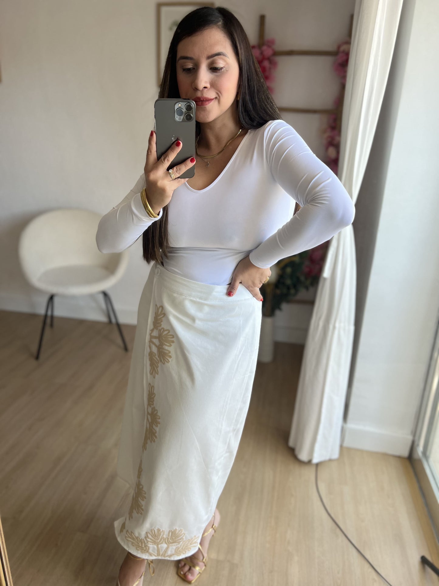 Falda florencia Midi