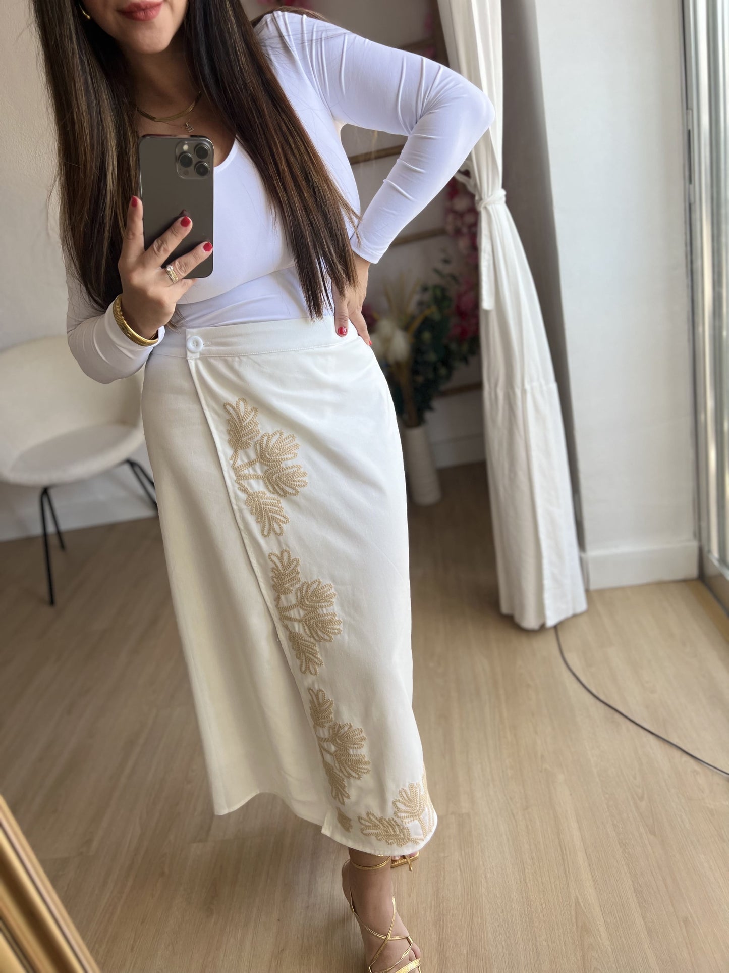 Falda florencia Midi