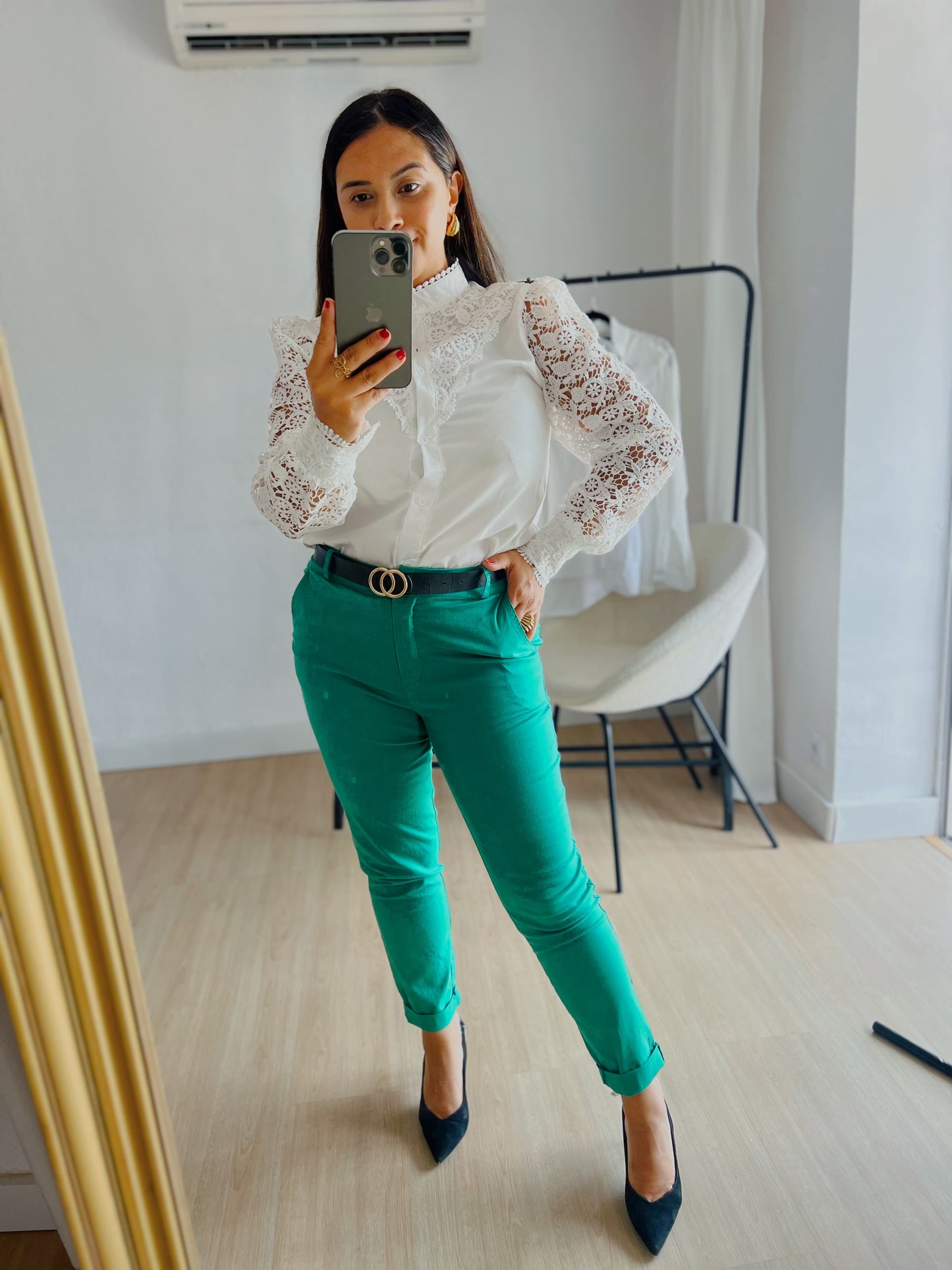 Pantalón verde manzana