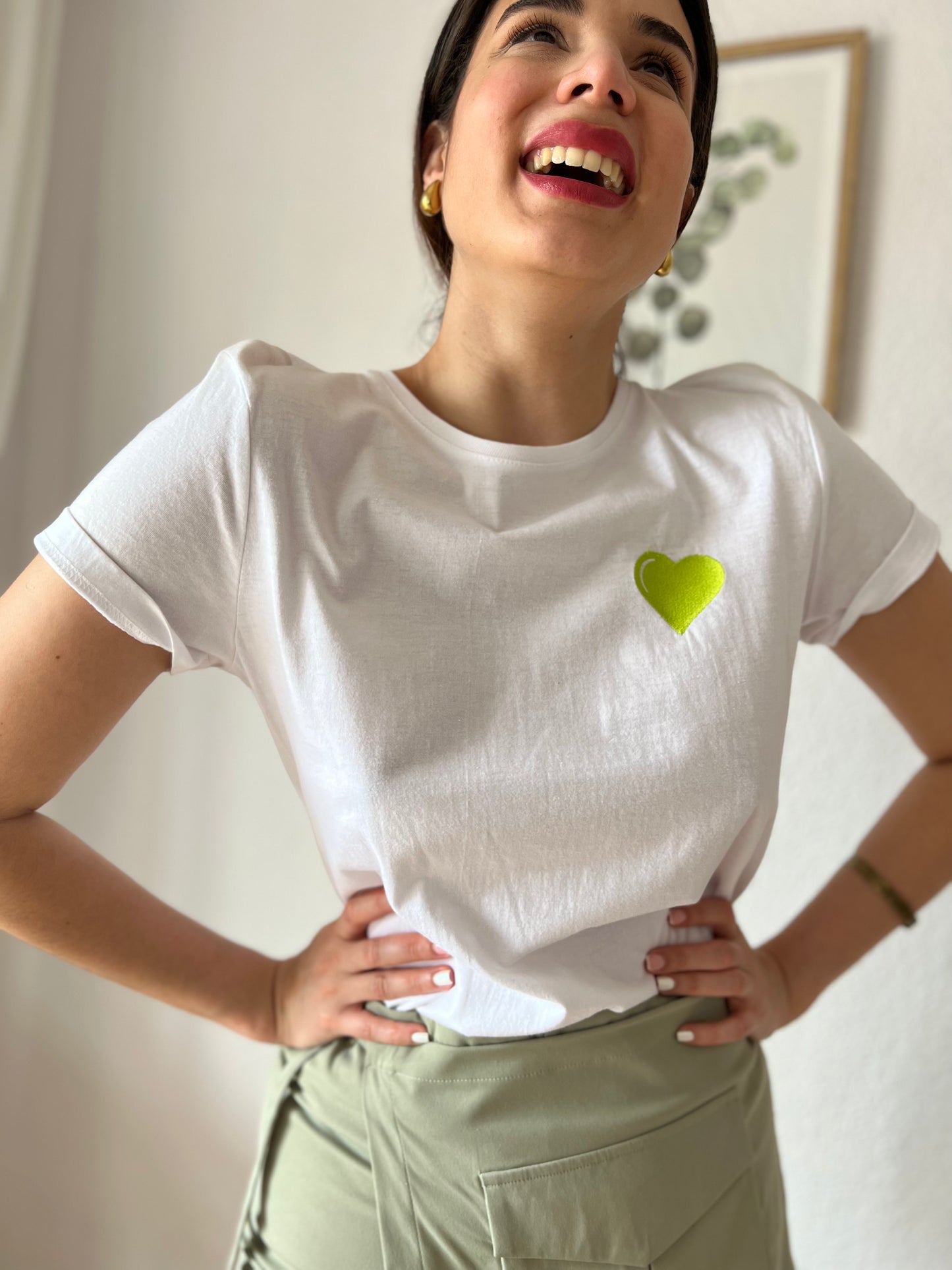 Camiseta Blanca de Algodón