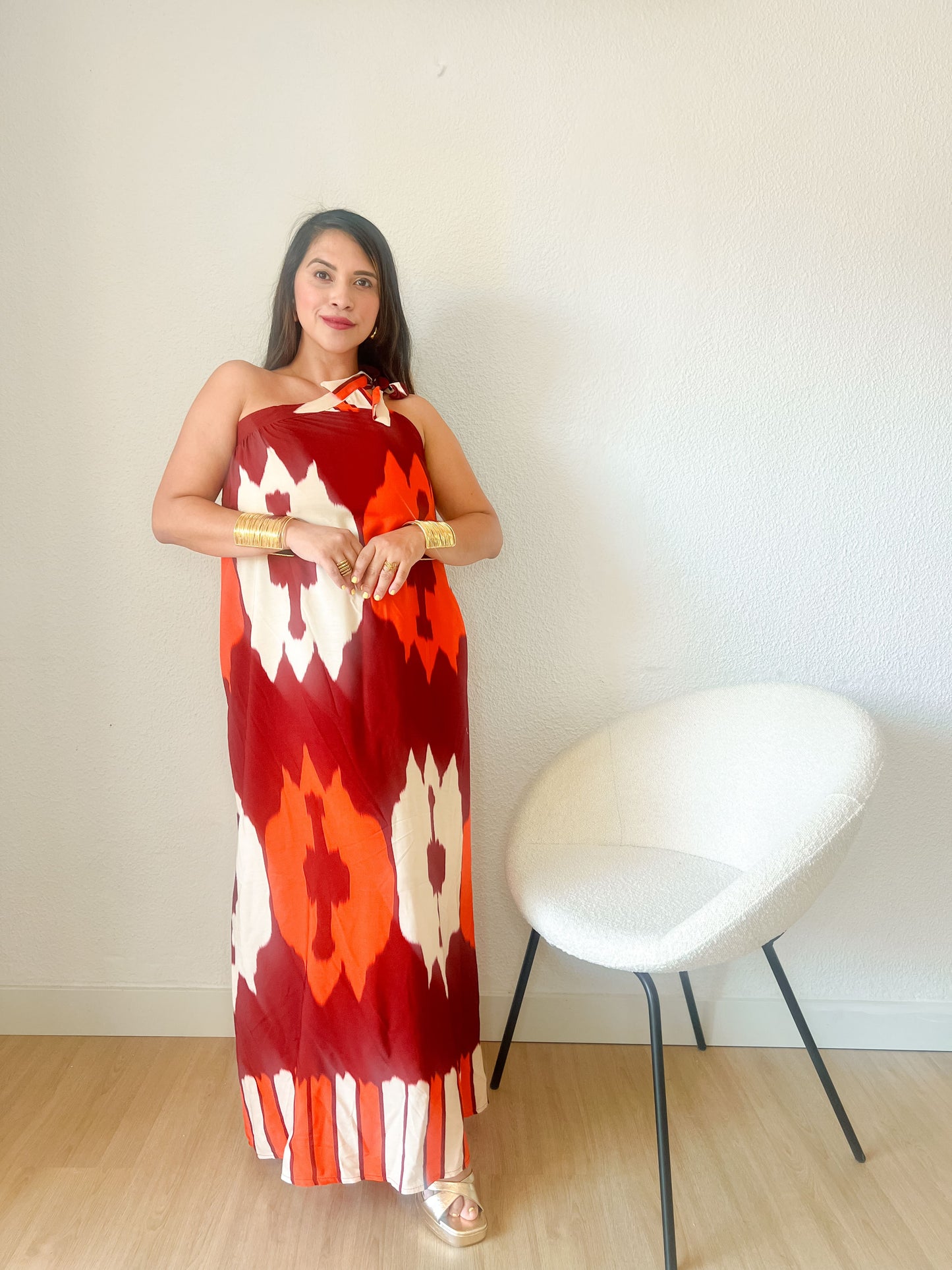 Vestido Cristina estampado