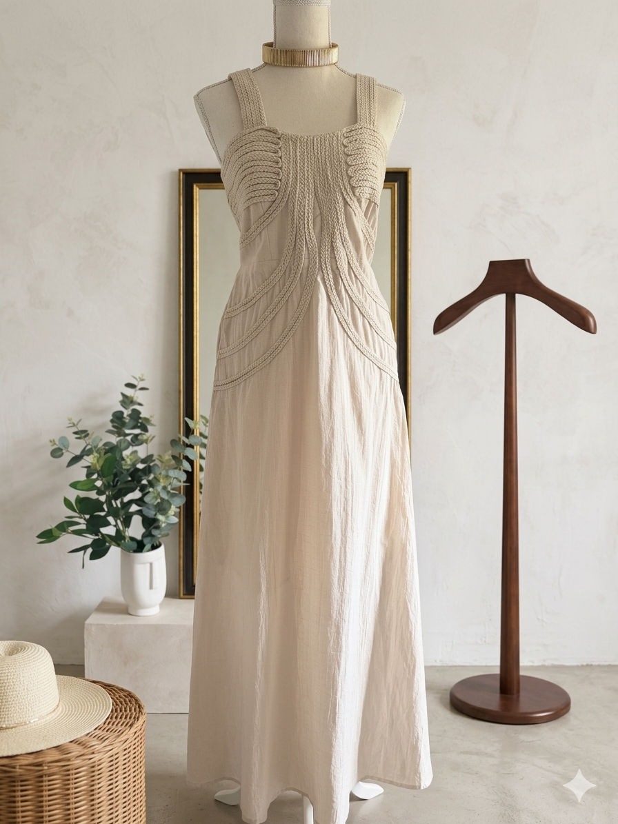 Vestido Eloísa beige