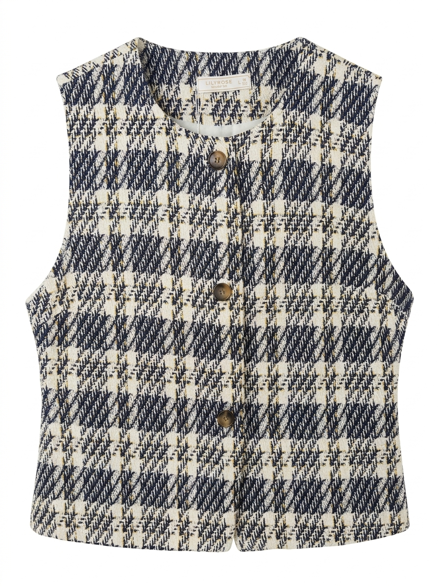 Chaleco Chloe Tweed