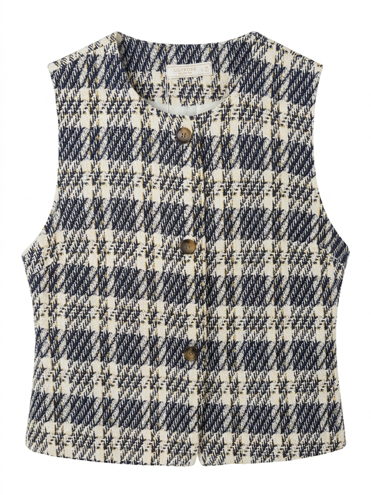 Chaleco Chloe Tweed