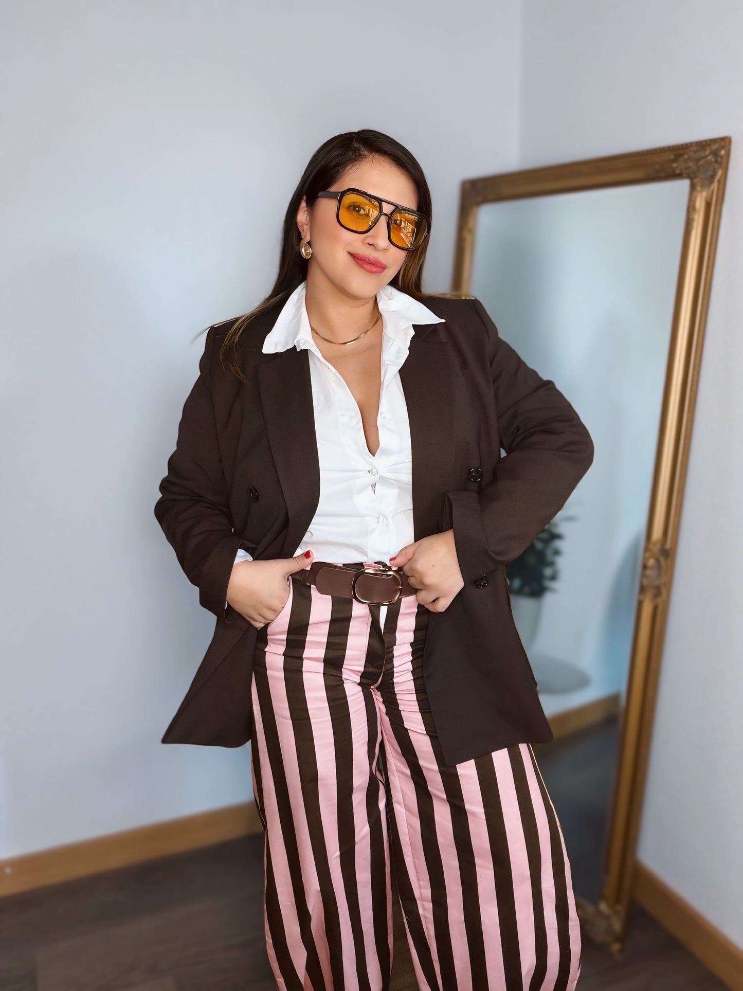 Pantalón Rayas Cocoa