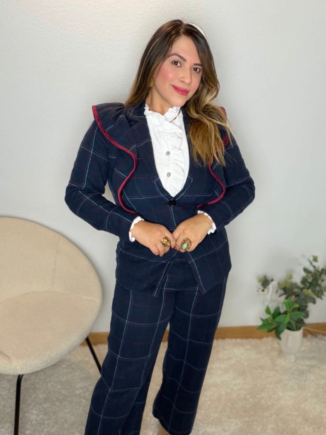 Chaqueta Roberta cuadros