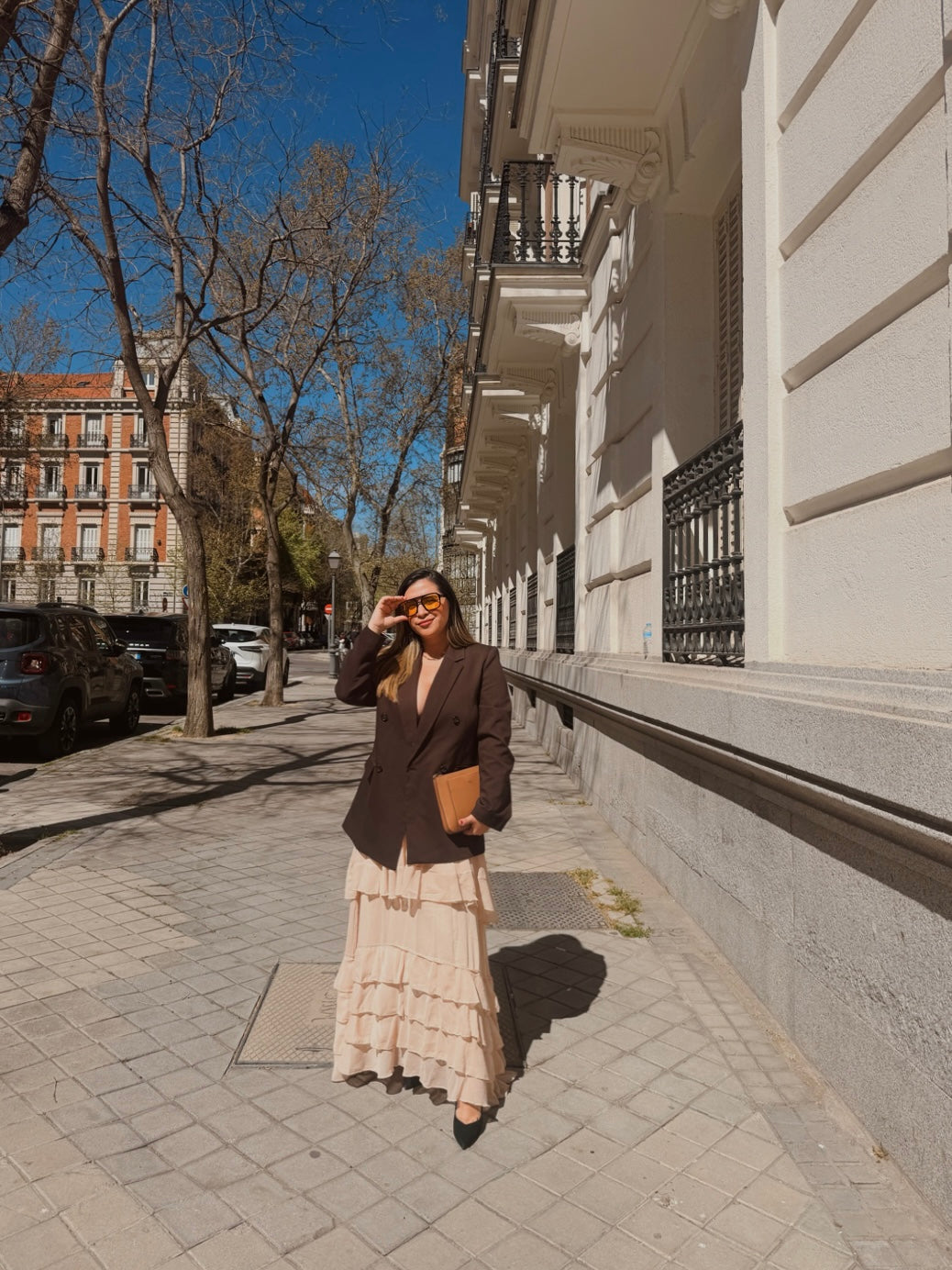 Falda volantes Rosa