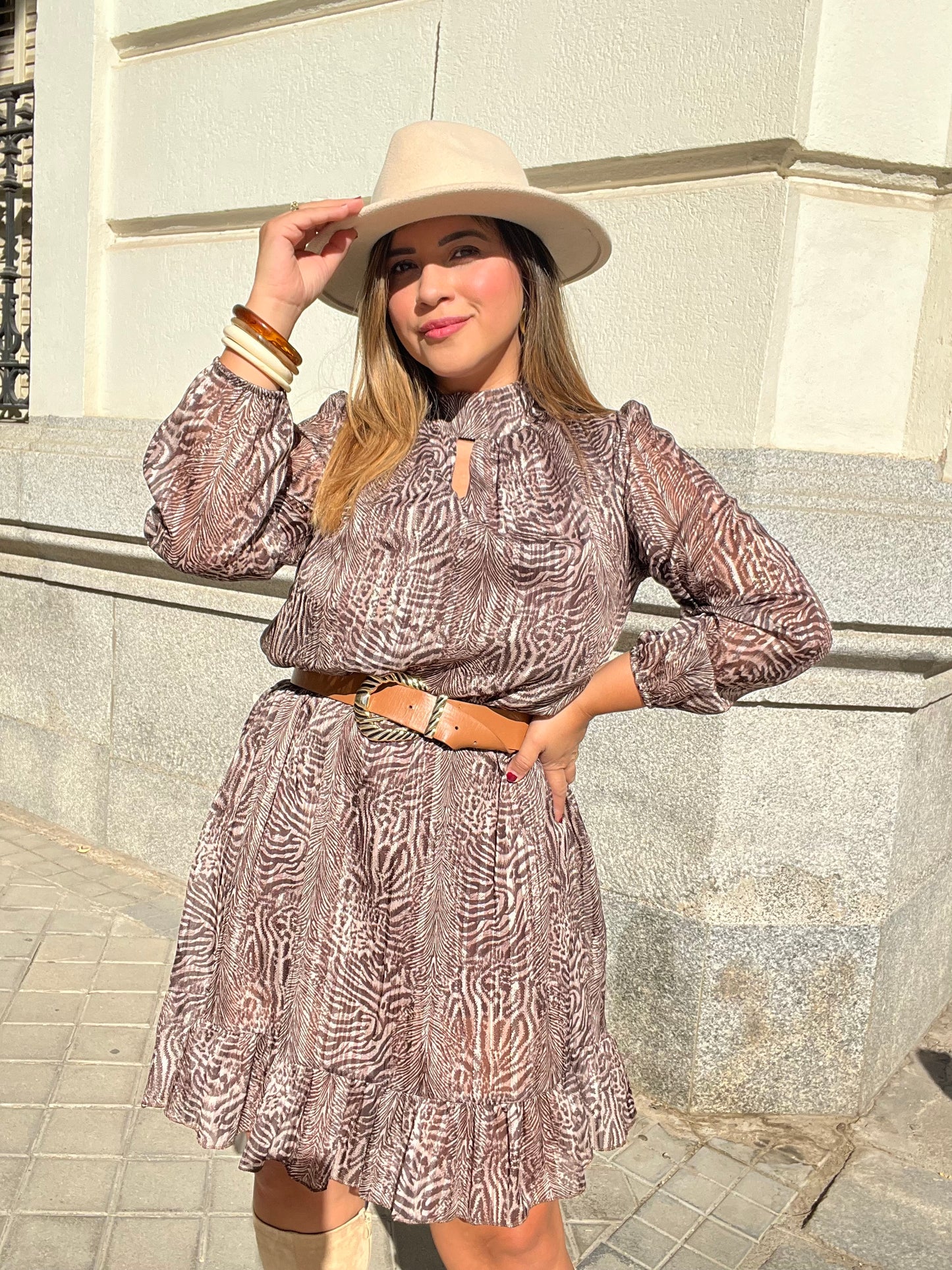 Vestido Valeria estampado