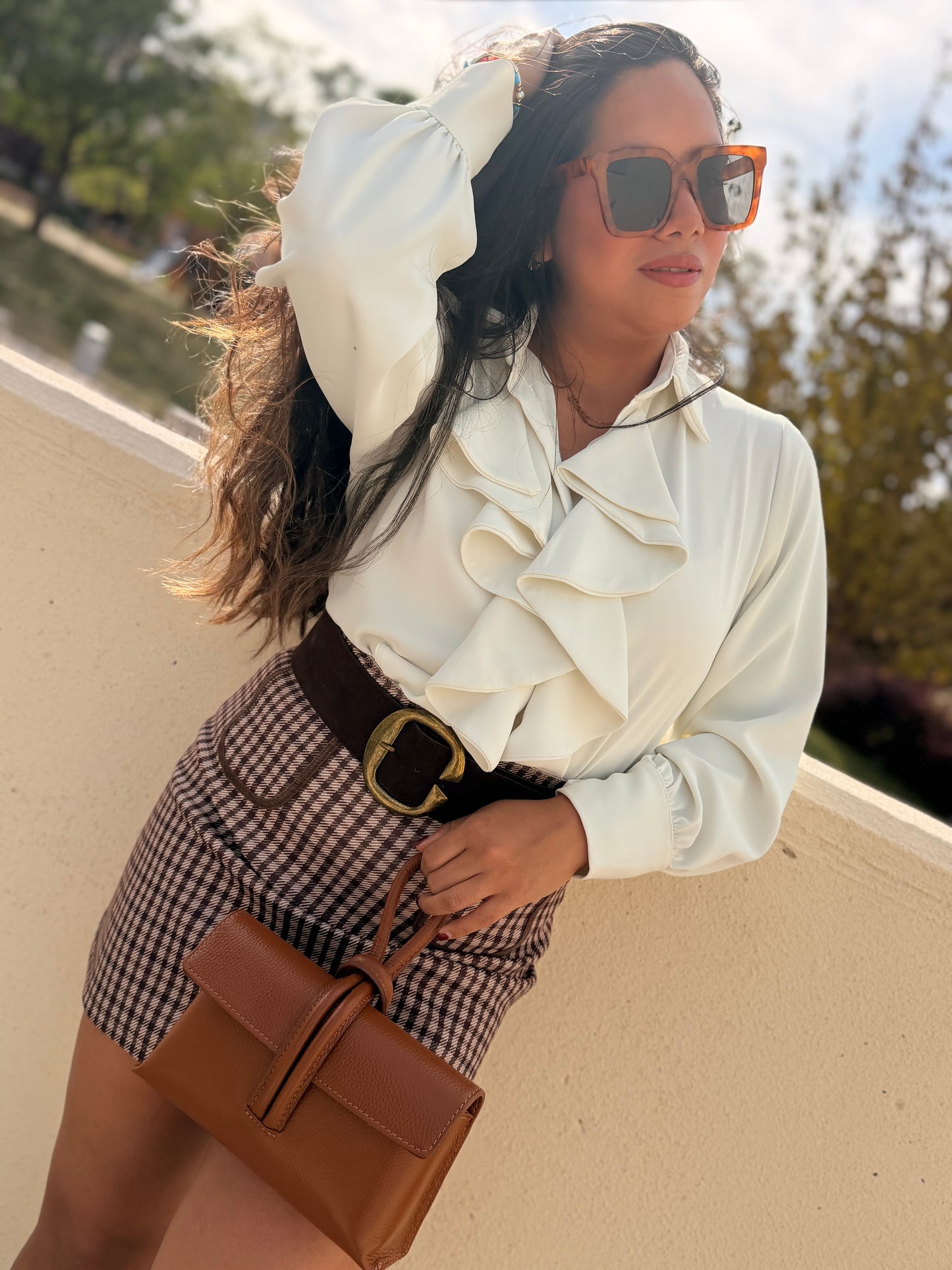 Blusa Romántica con Volantes