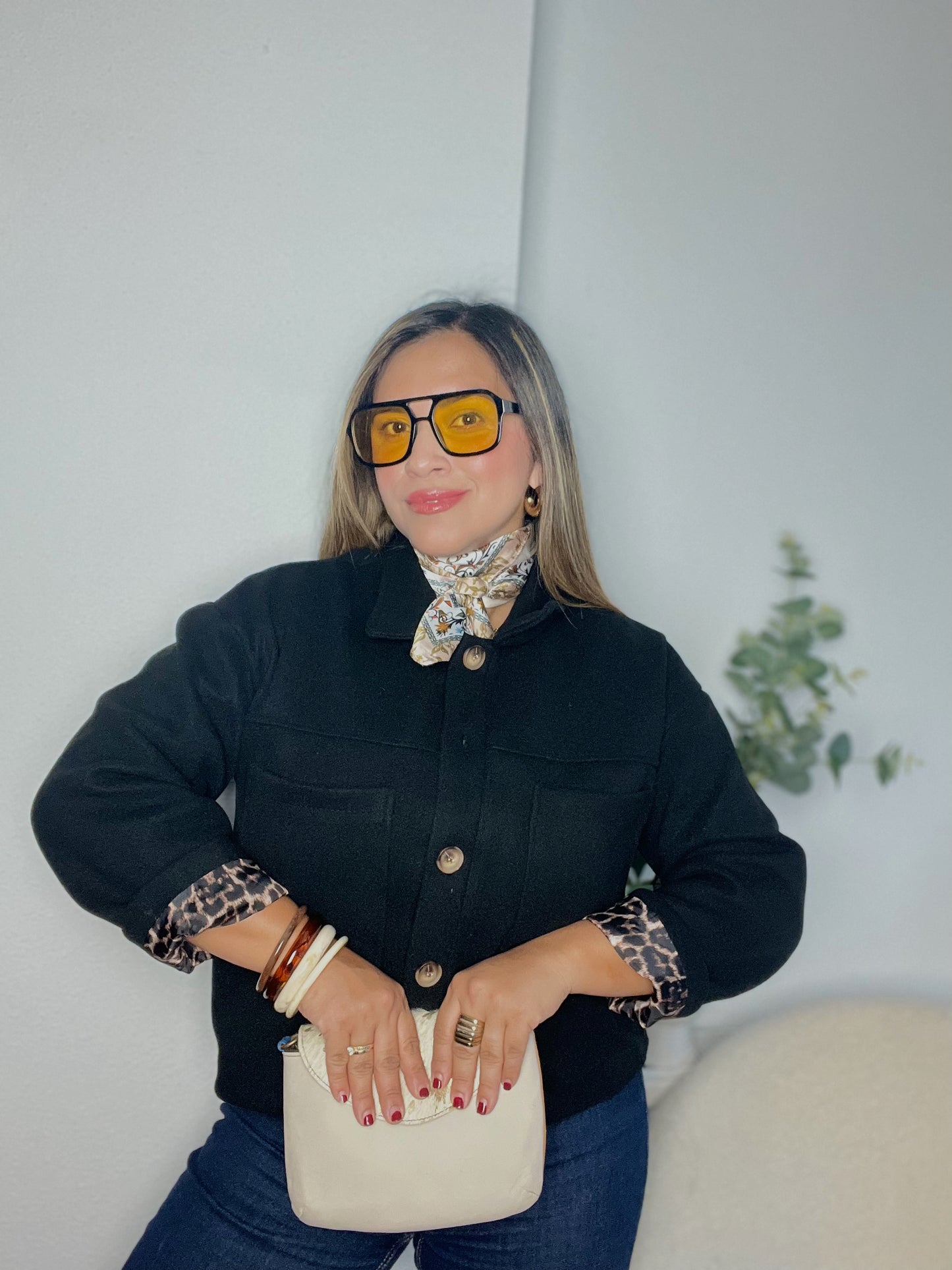 Chaqueta Negra paño