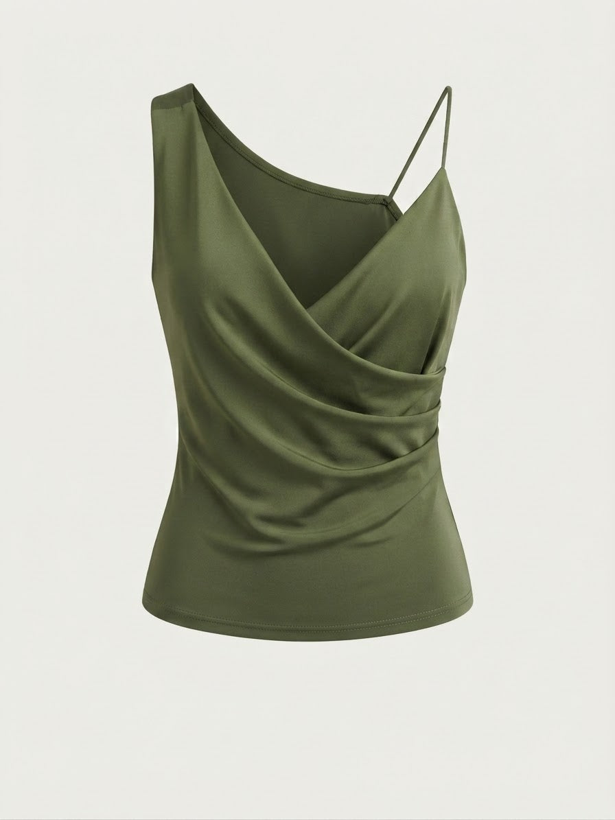 Top verde oliva