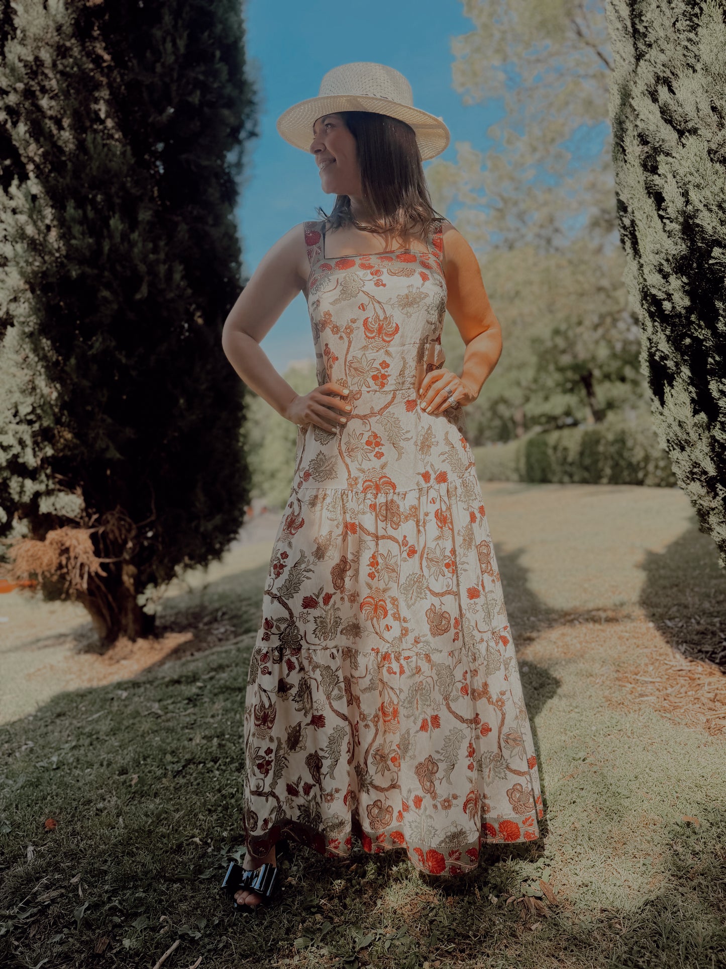Vestido tirantes floral
