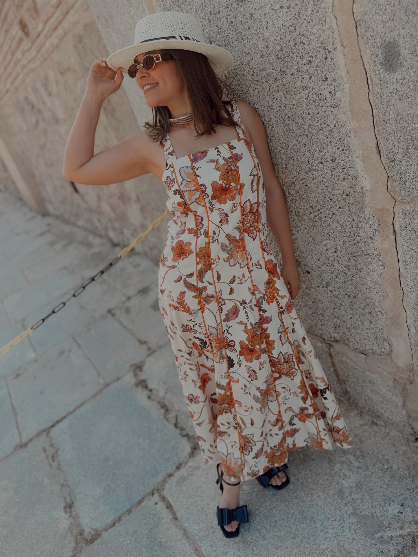 Vestido Edén Estructurado beige