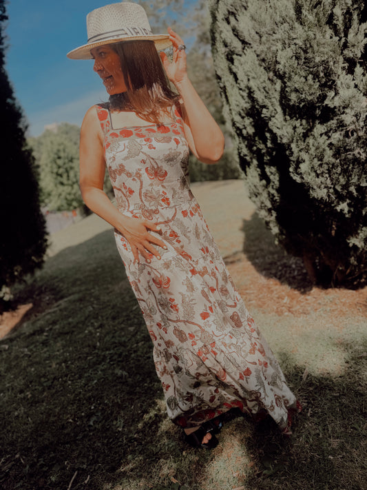 Vestido tirantes floral