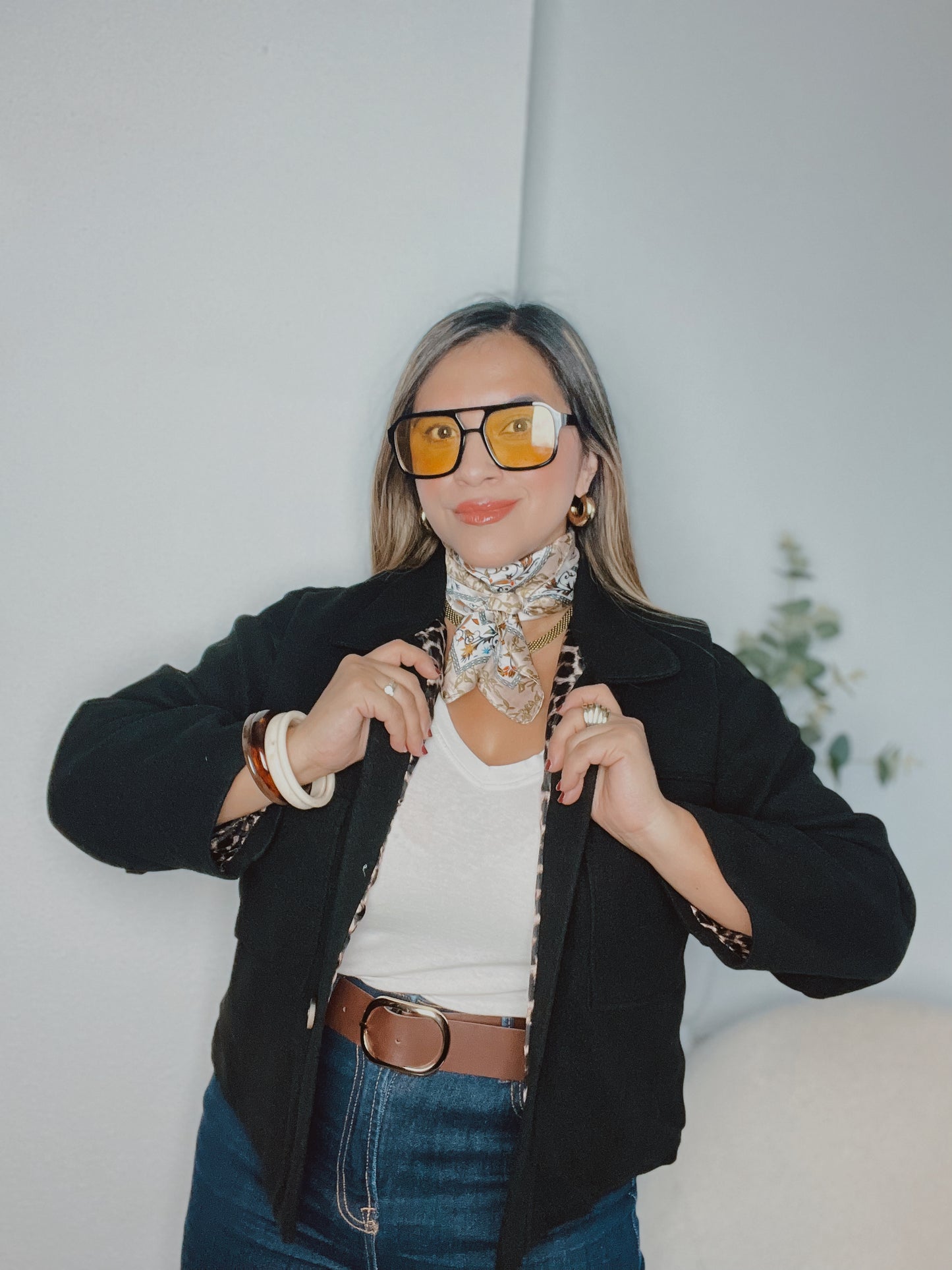 Chaqueta Negra paño