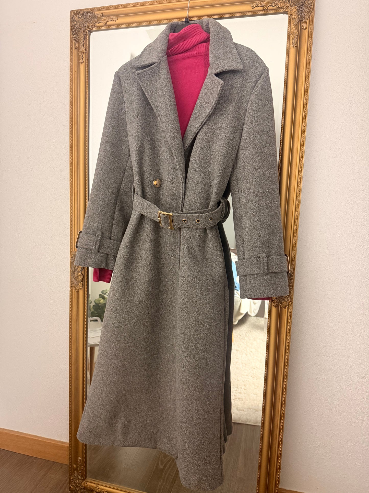 Abrigo Gris largo