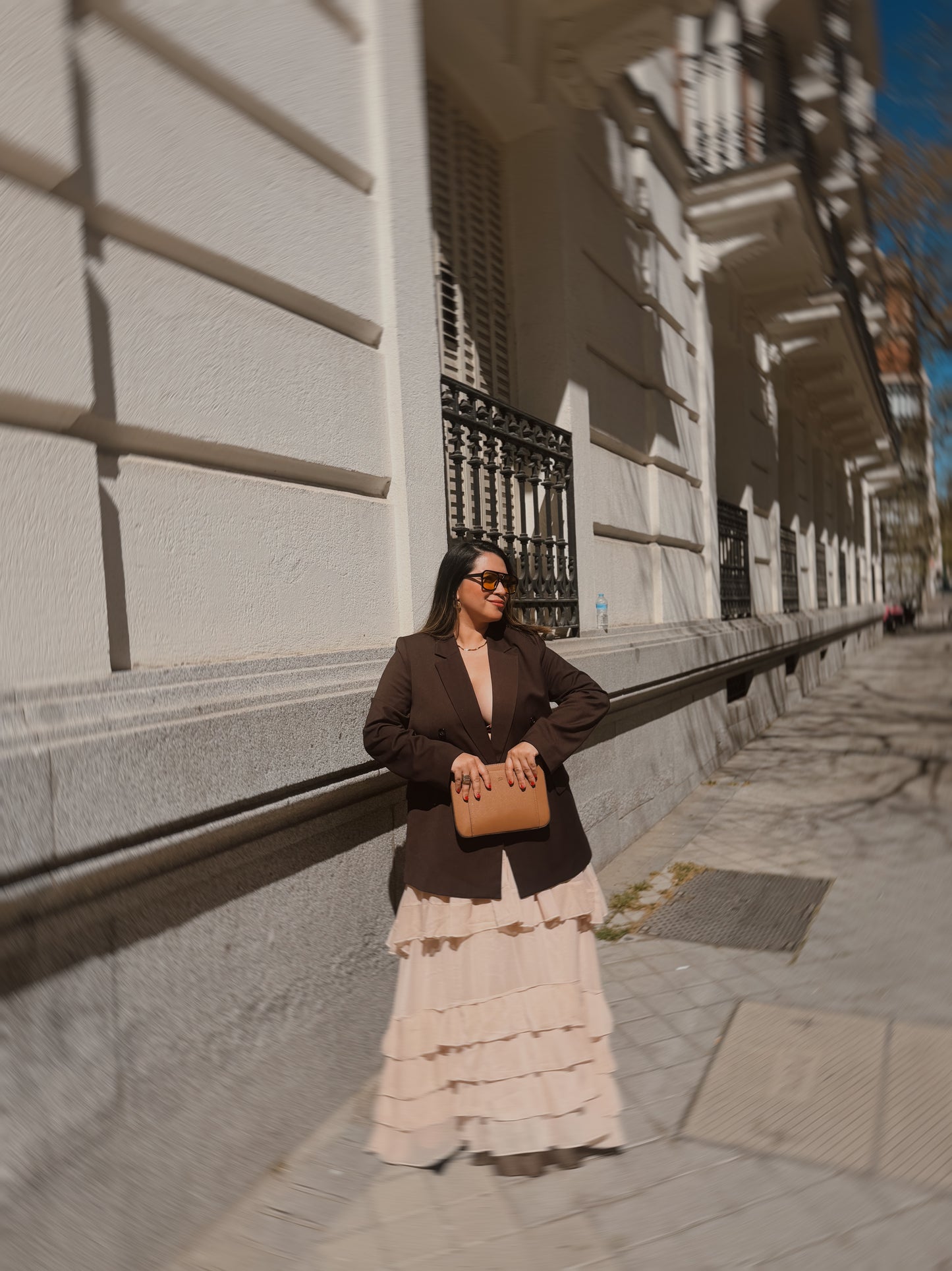 Falda volantes Rosa