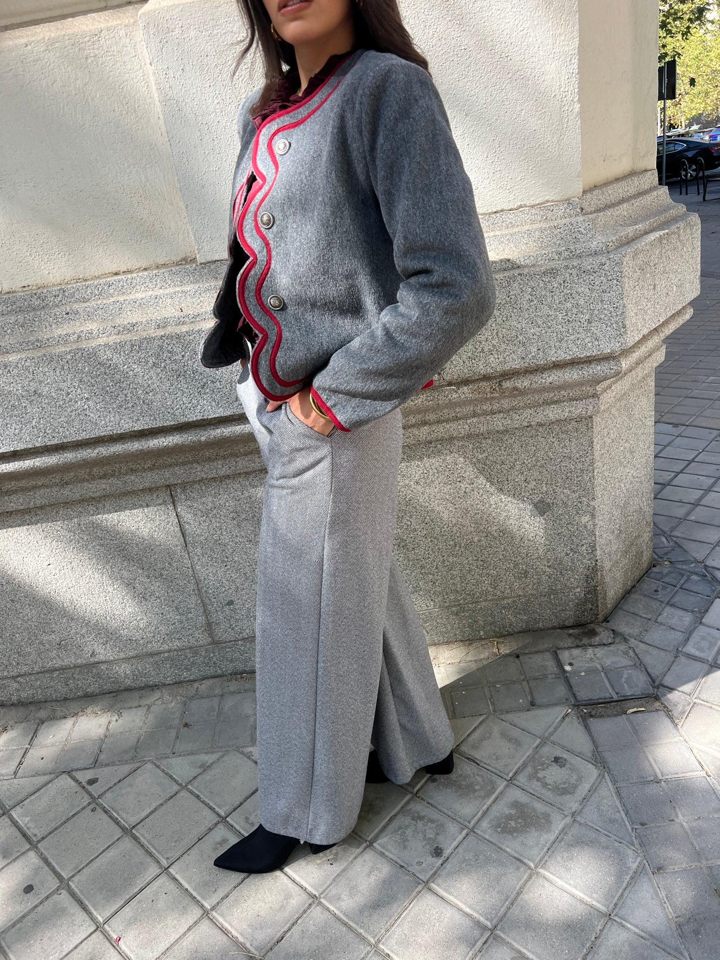 Pantalón gris sastre