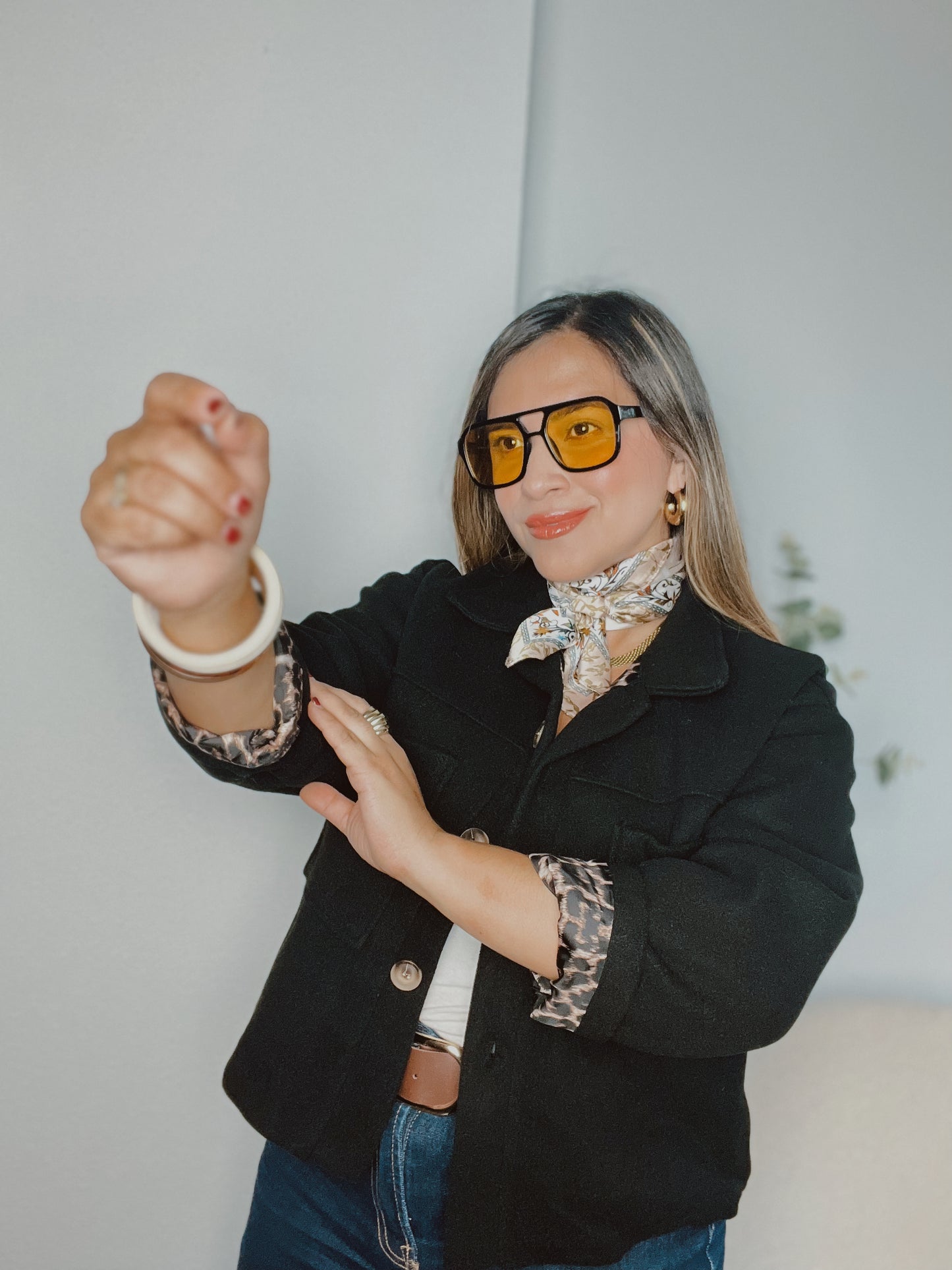 Chaqueta Negra paño