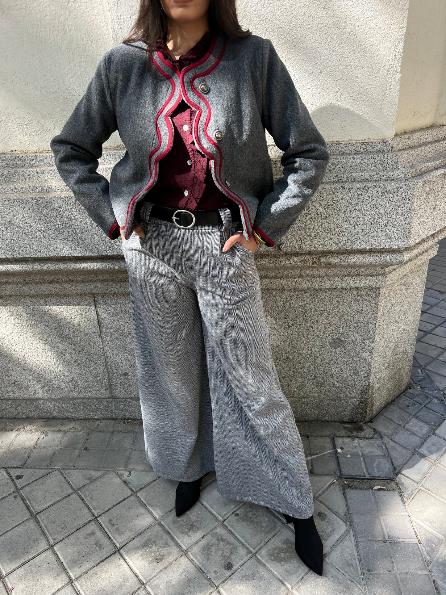 Pantalón gris sastre