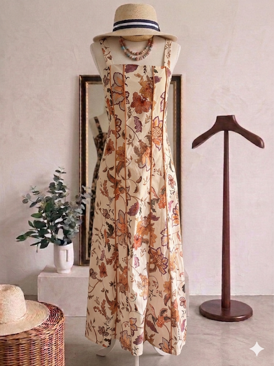 Vestido Edén Estructurado beige