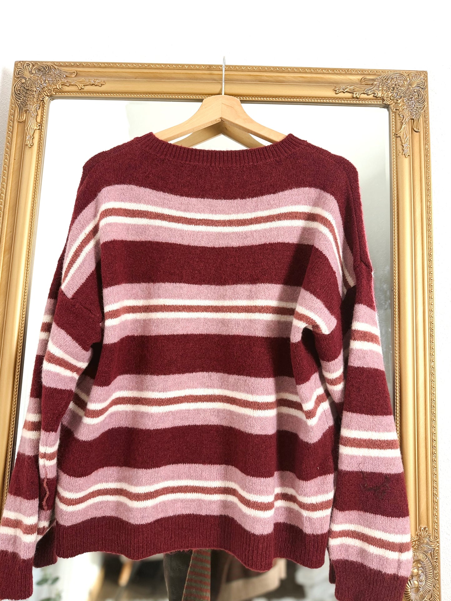 Jersey punto Burdeos