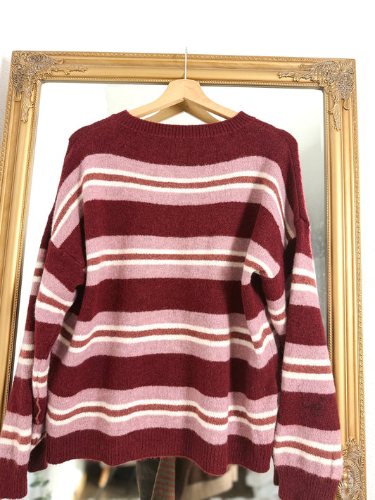 Jersey punto Burdeos