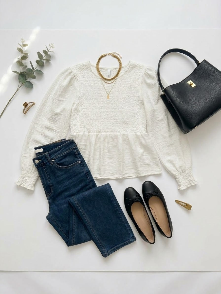 Blusa Blanca nido