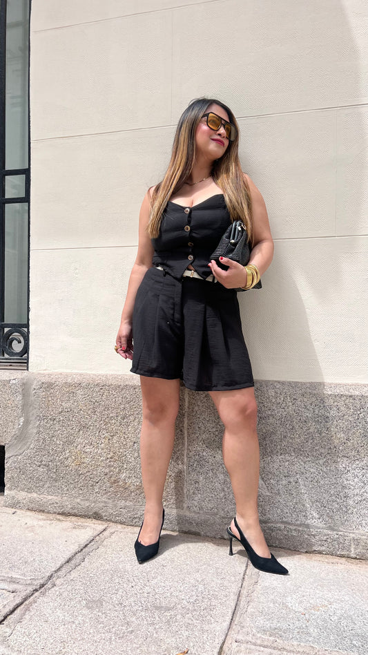 Conjunto Emma Negro