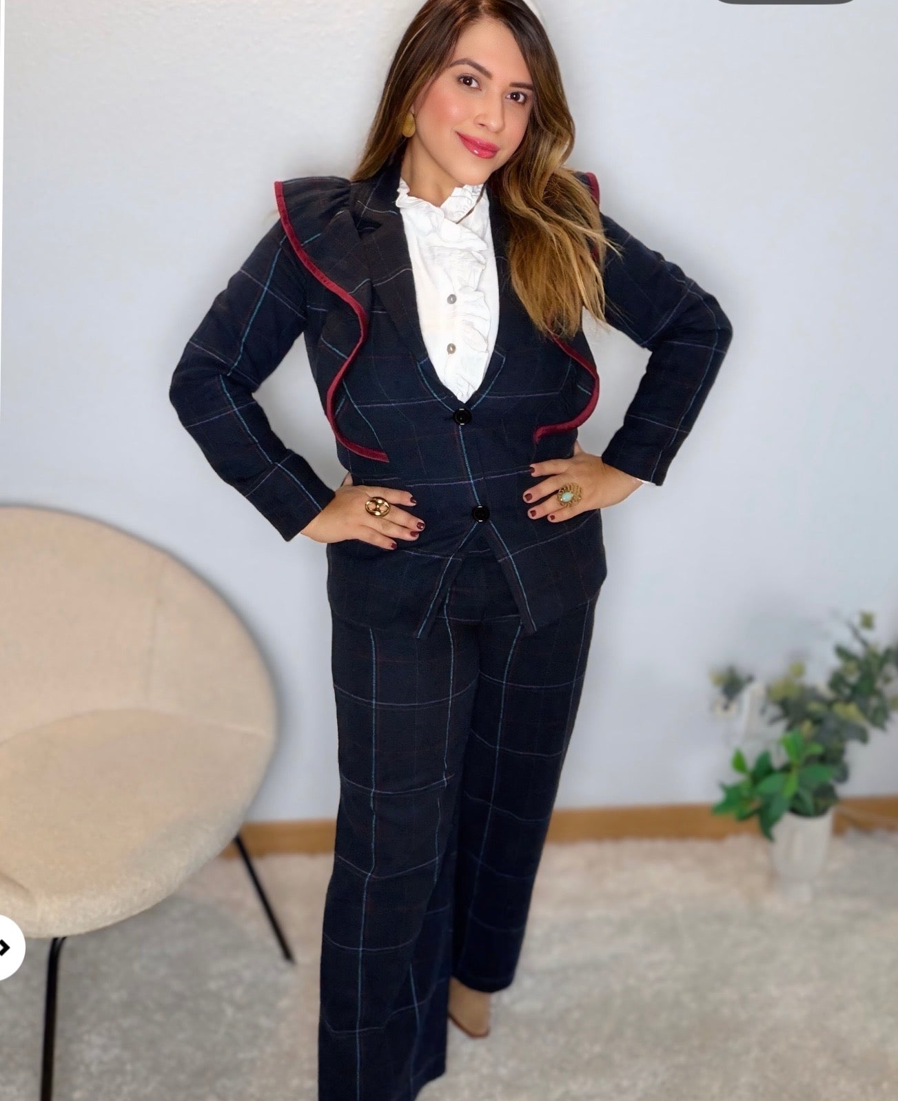 Chaqueta Roberta cuadros