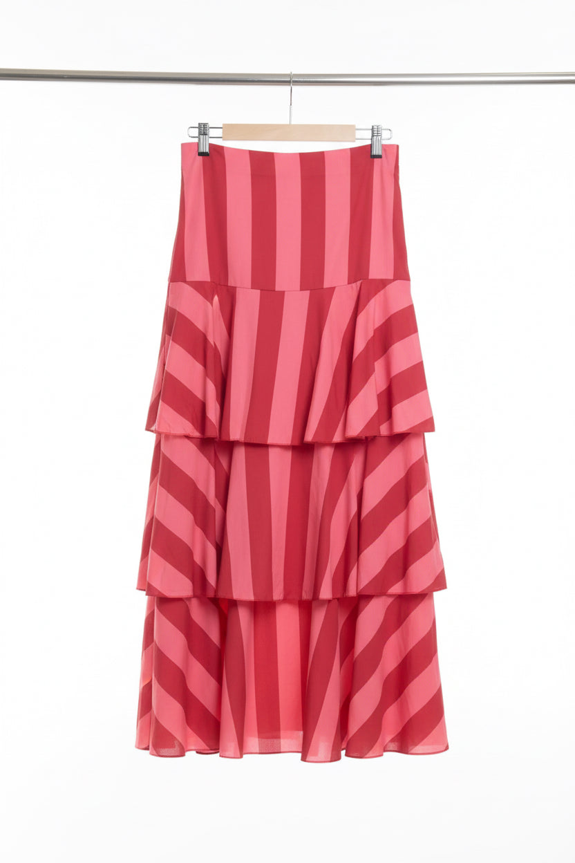 Falda Lucrecia volantes