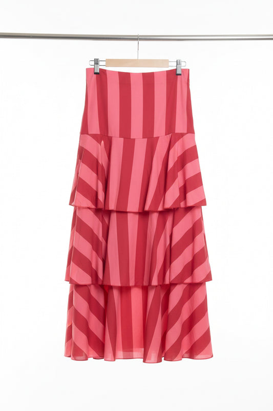 Falda Lucrecia volantes