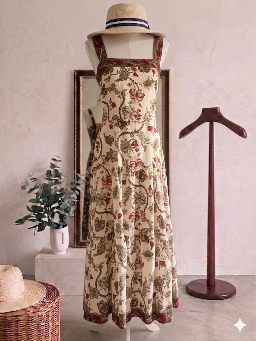 Vestido tirantes floral