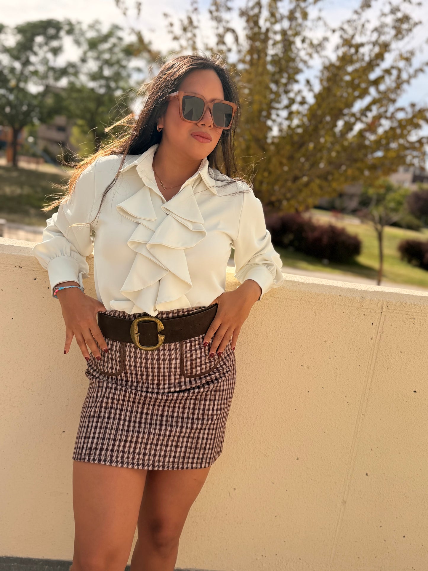 Blusa Romántica con Volantes