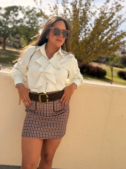 Blusa Romántica con Volantes