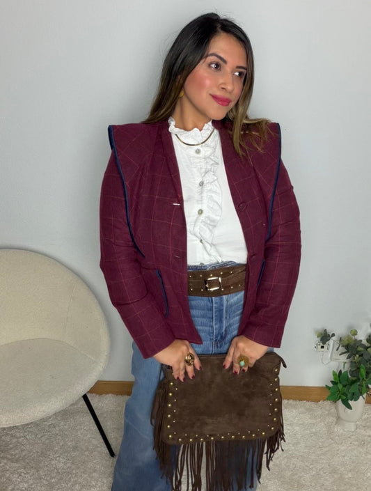 Chaqueta Eloísa – Tono Burdeos