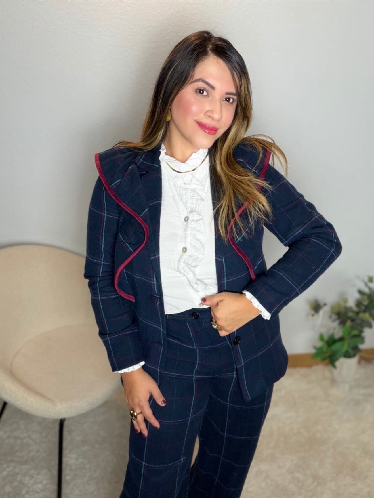 Chaqueta Roberta cuadros