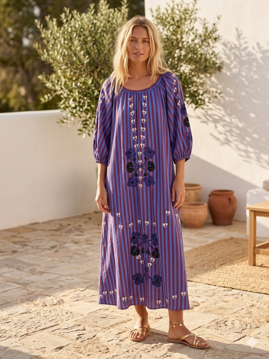 Vestido Midi "Brisa Bohemia
