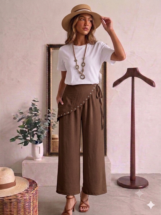 Pantalón Bandana cocholate